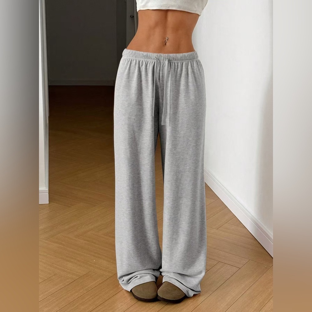 Drawstring Wide Leg Pants - Picture 3 of 4
